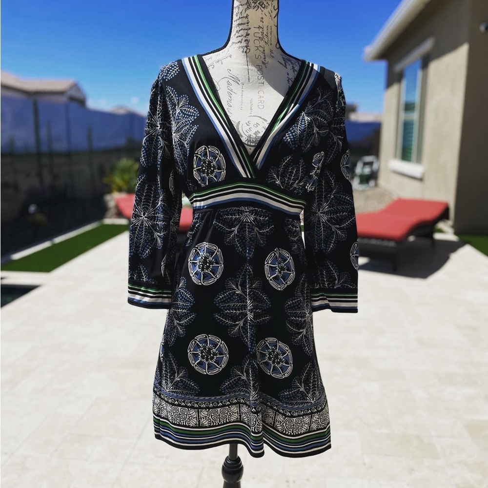 Max Edition Mandala Print Mini Dress size Petite Medium